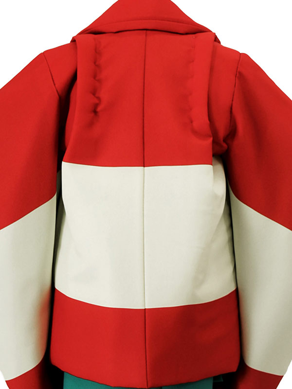 kikki】 2歳 女の子 着物 （被布） / 赤 × 赤 / オリジナル/ 七五三